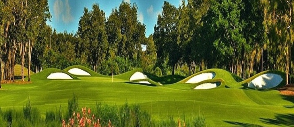 the-club-at-gateway-golf-course-bunkers The Club at Gateway
with bunkers surrounding green via Grok 3