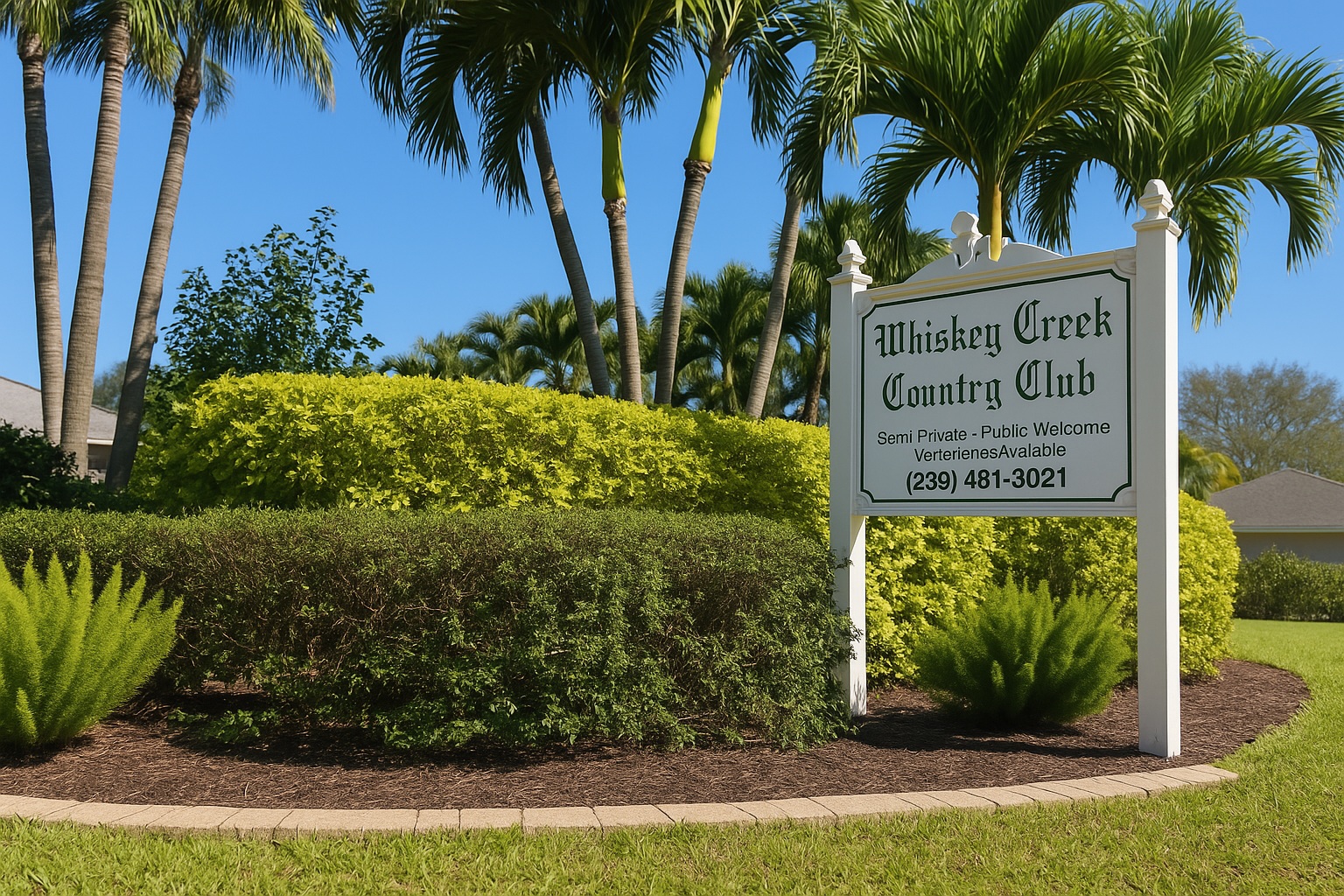 whiskey-creek-country-club-entrance-sign Whiskey Creek Country Club entrance sign via ChatGPT