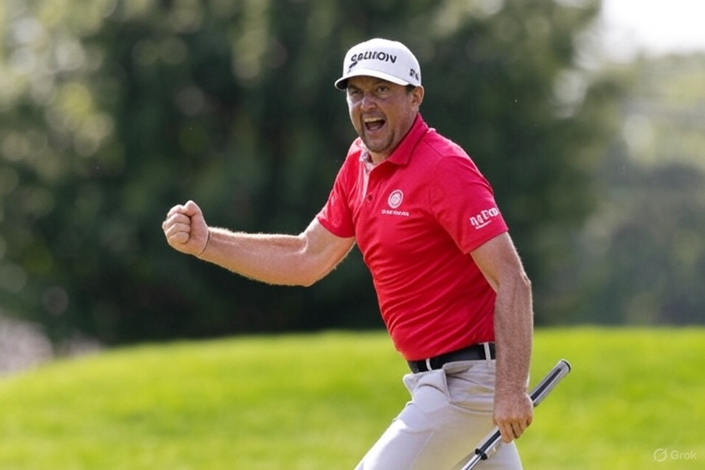 Keegan Bradley professional golfer on PGA Tour - image via Grok