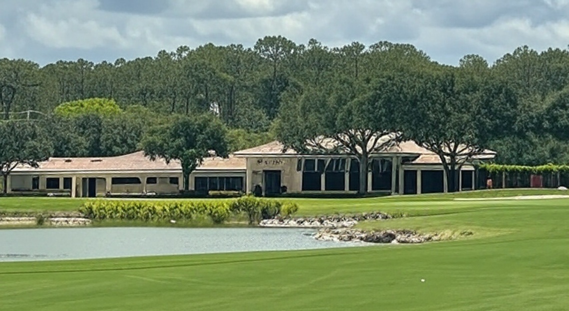 Hideout Golf clubhouse in Naples FL via Grok

