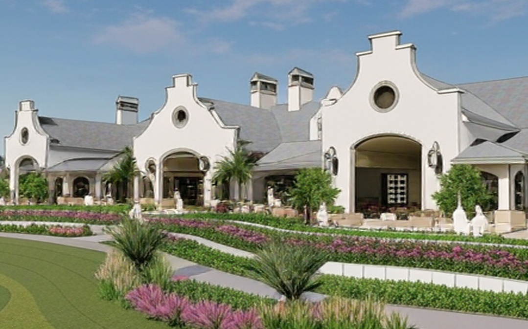 Kinsale Golf Club rendering of clubhouse via Grok