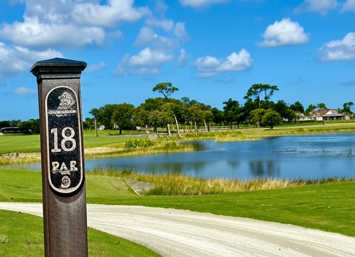 Royal Palm Golf Club in Naples Florida view of 18th tee box via Grok