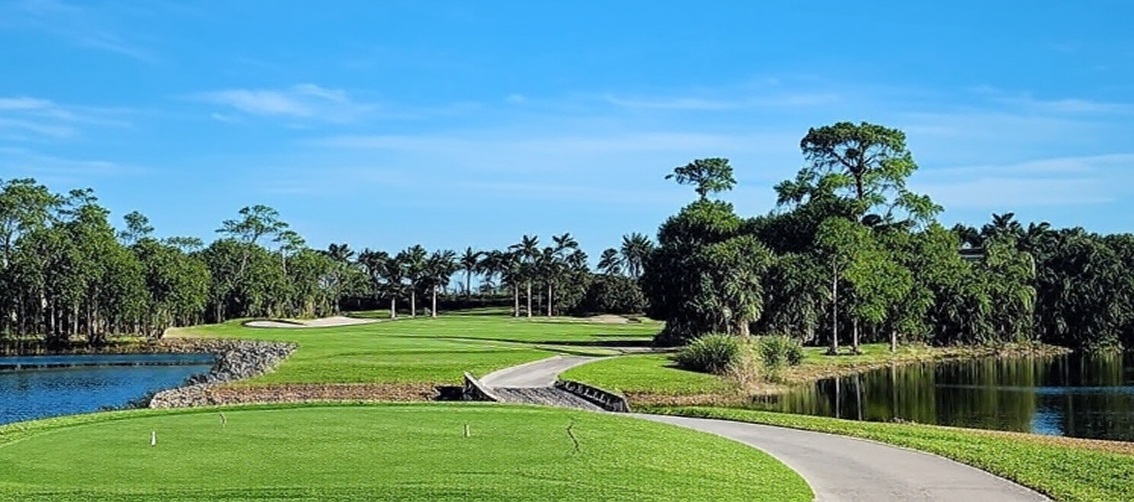 The Rookery at Marco in Naples Florida fairway view via Grok