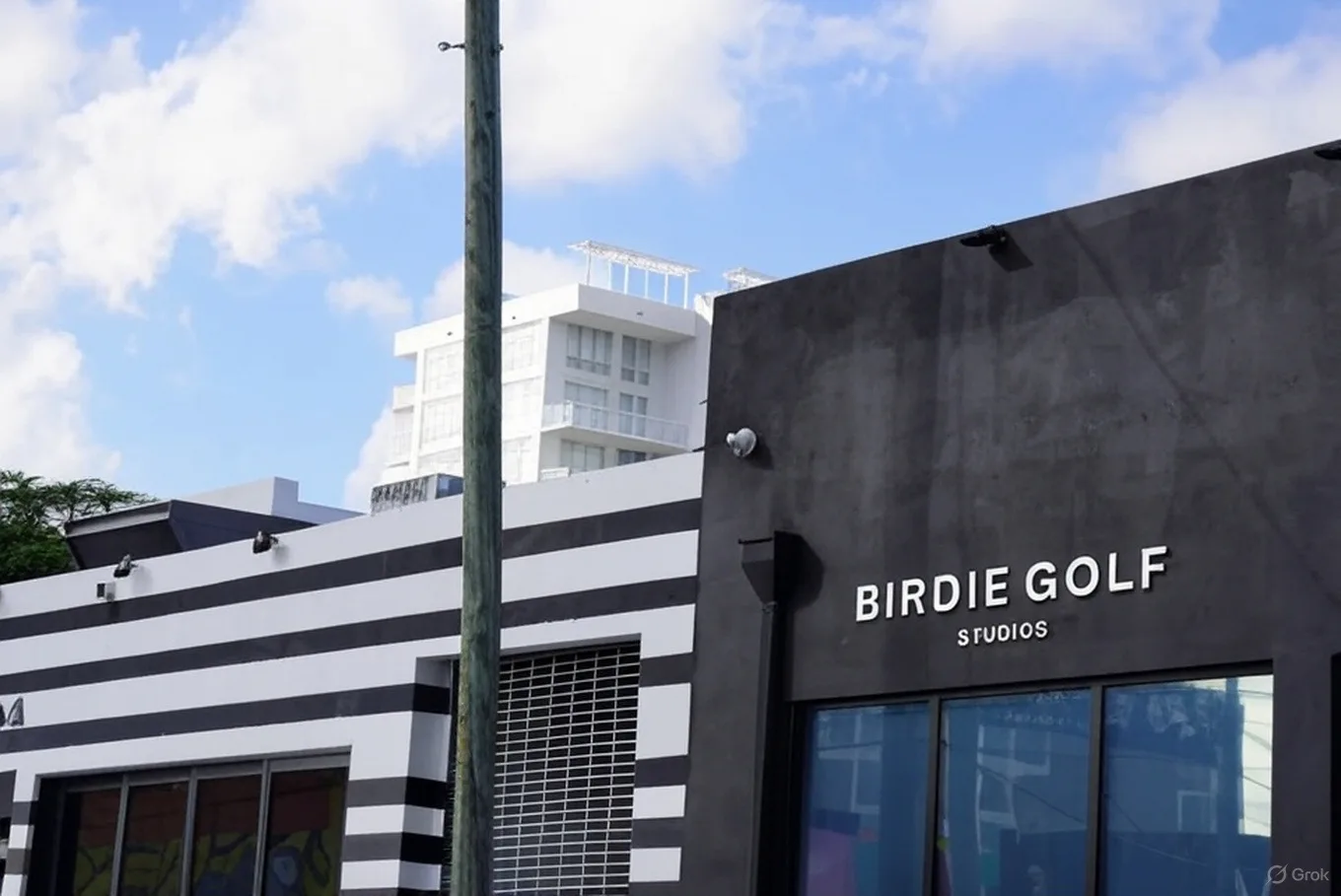 Birdie Golf Studios indoor practice facility for golfers in Miami FL via Grok