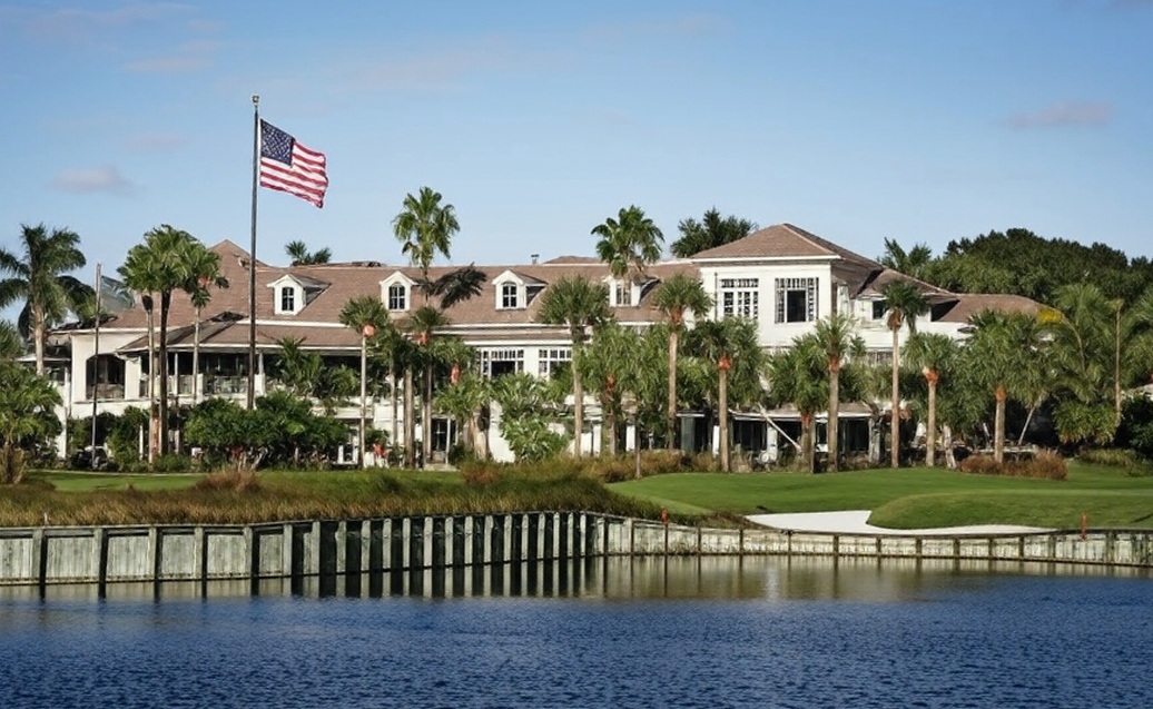 Loxahatchee Club in Jupiter Florida clubhouse view via Grok