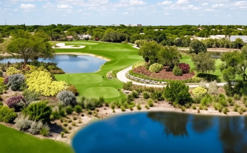 Bocaire Country Club in Boca Raton Florida arial view of golf course via Grok
