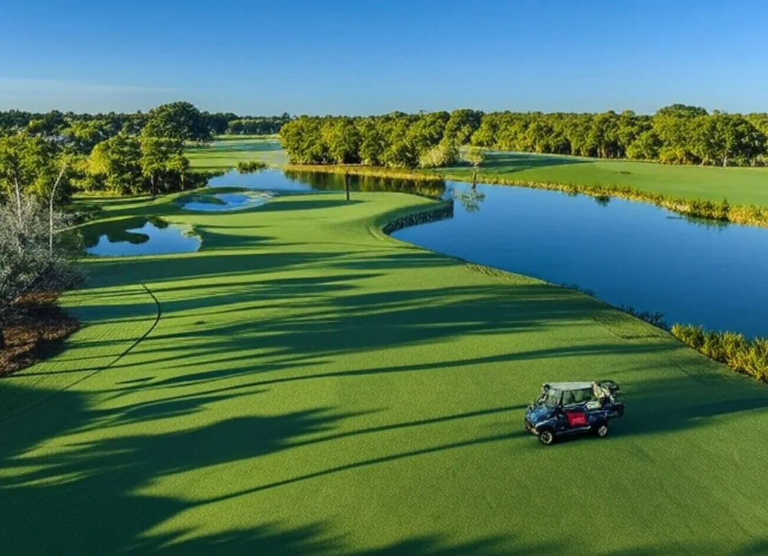Breakers West Country Club in West Palm Beach Florida view of golf course via Grok