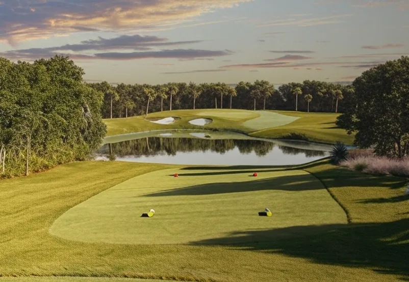Dutchman’s Pipe in West Palm Beach Florida view of tee box