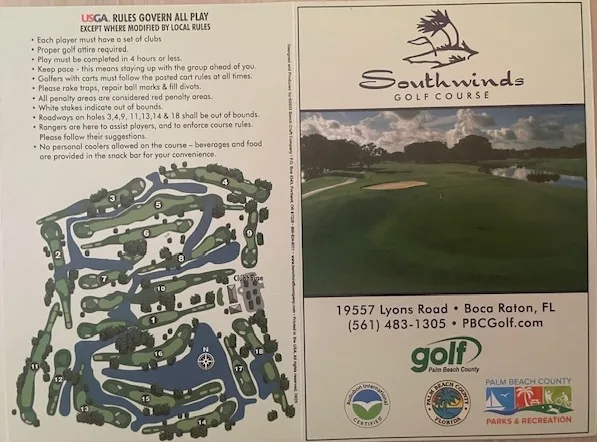 Southwinds Golf Course Map