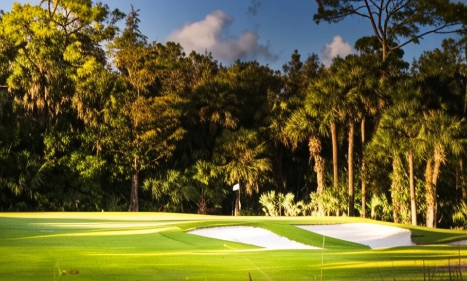 Mayacoo Lakes Country Club in West Palm Beach Florida view of golf course