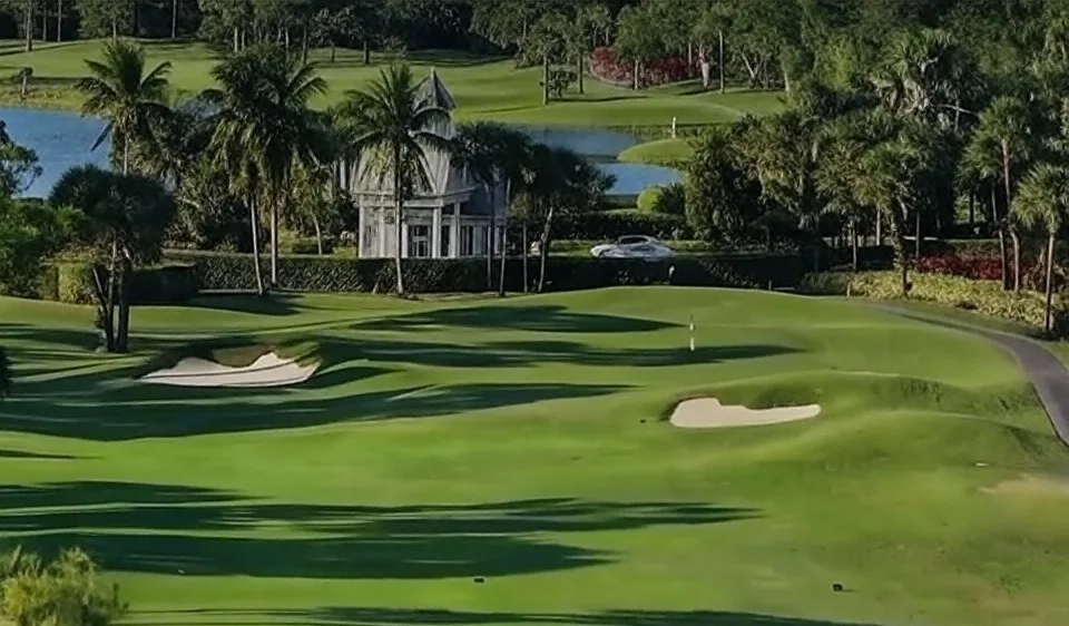 The Preserve at Ironhorse in West Palm Beach Florida view of golf course